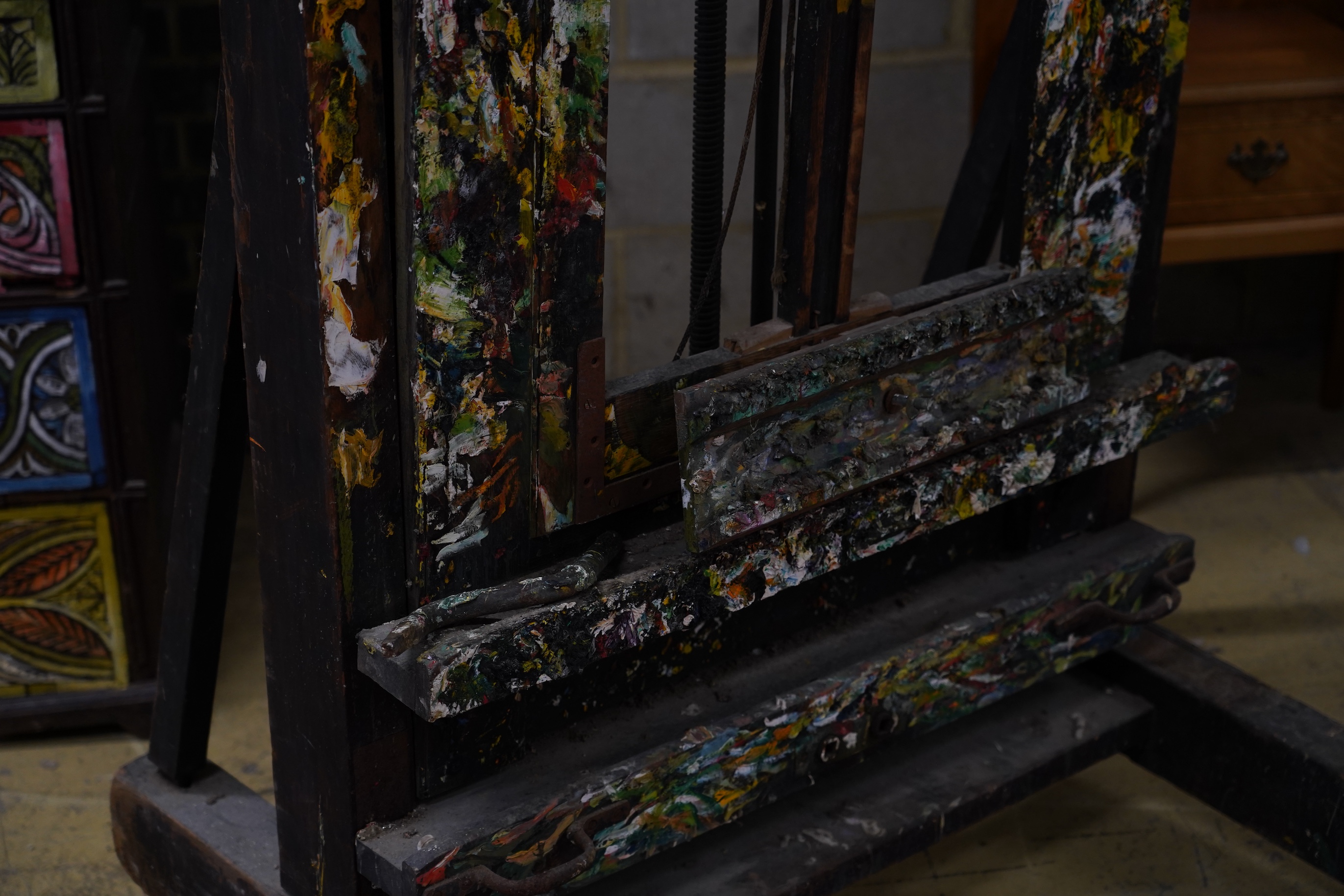 John Bratby (1928-1992): The artist's easel